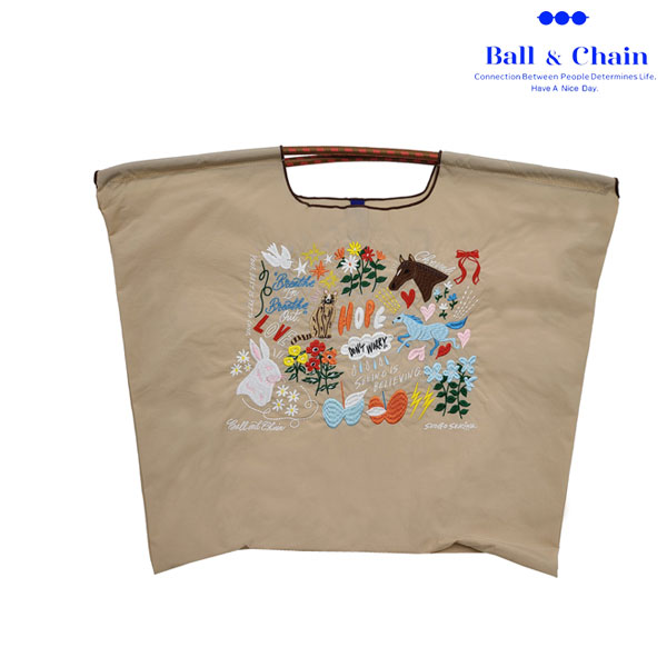 楽天市場】ボールアンドチェーン コラボ（カラーベージュ）（バッグ