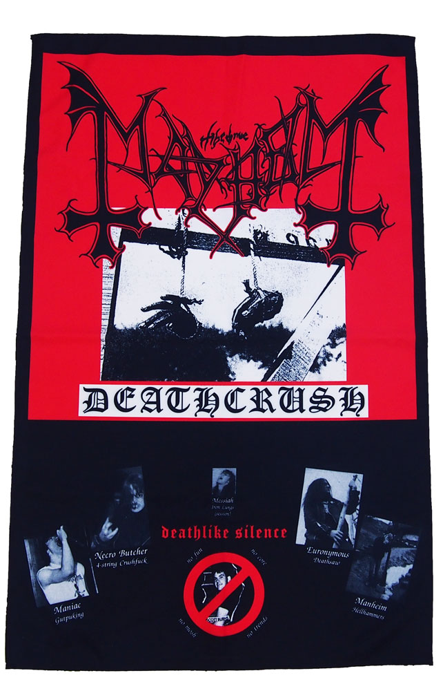 楽天市場】メイヘム・MAYHEM・DEATHCRUSH 布ポスター オフィシャル