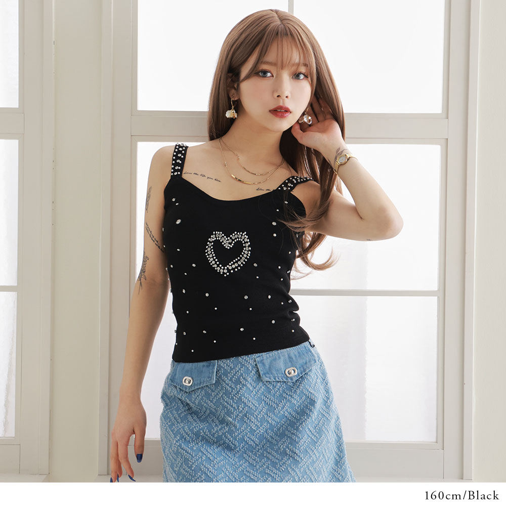 楽天市場】【SALE】【メール便対応】ビジューストーンハートさらさら