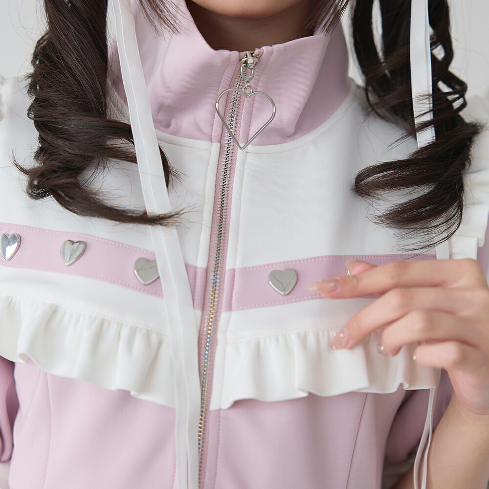 楽天市場】フリルたっぷりメイドジャージワンピース : 夢展望 YUMETENBO