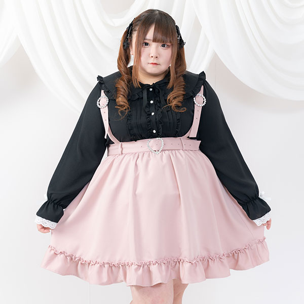 楽天市場】ストーンバックルサスフリルスカート レディース ボトム