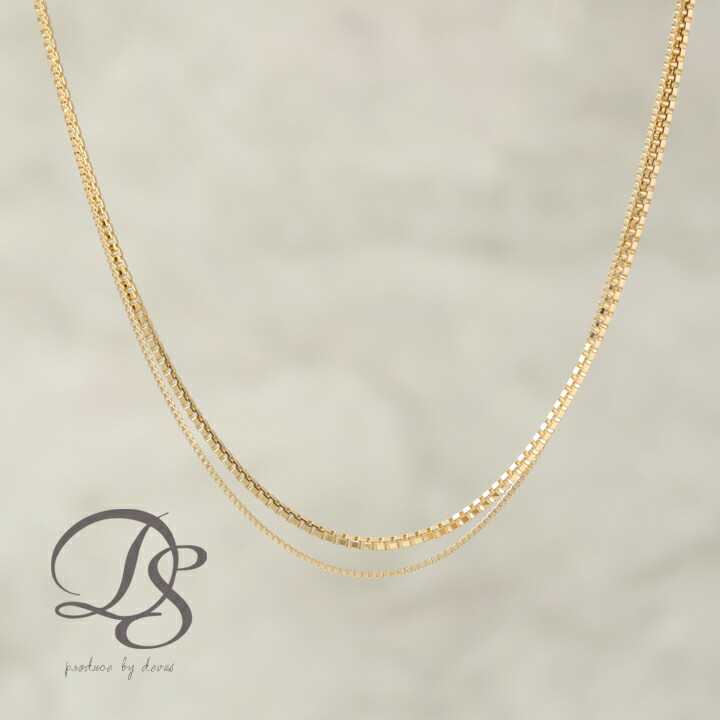 楽天市場】18金 アンクレット レディース シンプル 2連 ベネチアン