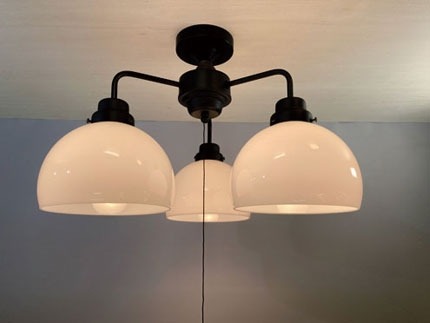 楽天市場】GLF-3543BKX 後藤照明 シャンデリア 鉄鉢ガラスセード