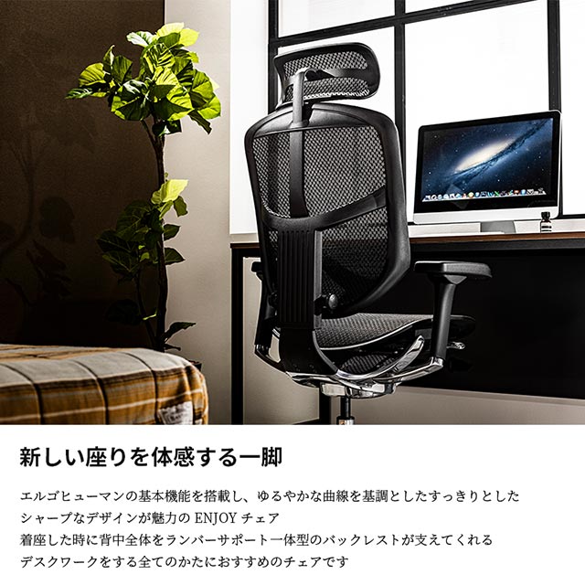 楽天市場】新型 エルゴヒューマン エンジョイ2 Ergohuman Enjoy2 在宅
