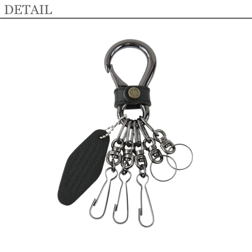 楽天市場】Dakota BLACK LABEL キーホルダー フック型 ブランド 牛革