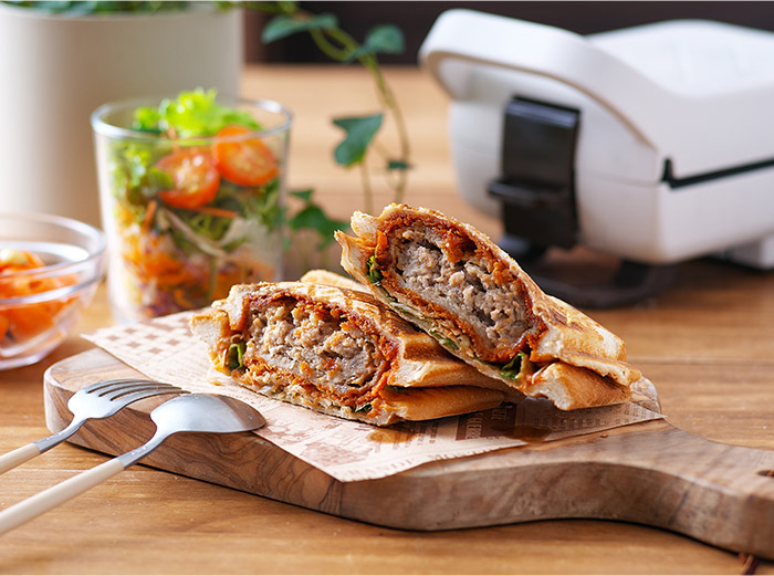 楽天市場】【楽天1位】 ホットサンドメーカー 電気 【50品目レシピ