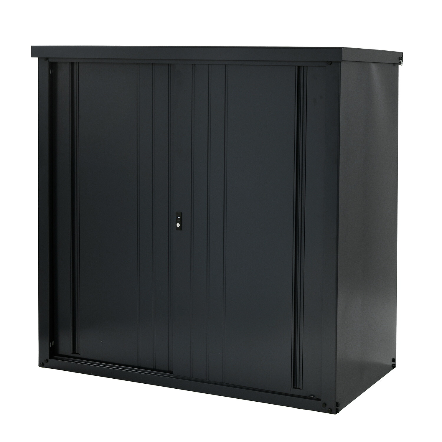 楽天市場】物置 屋外 おしゃれ 大型 (幅150奥行75高さ154) KSLB-1515