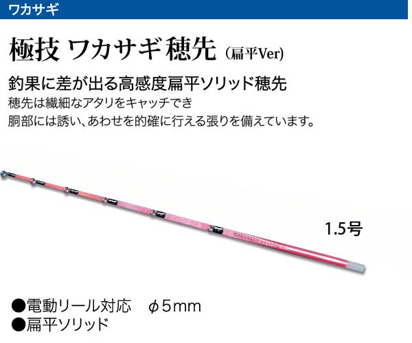 楽天市場】わかさぎセット 極技ワカサギ替え穂先 25cm HAPYSON 電動
