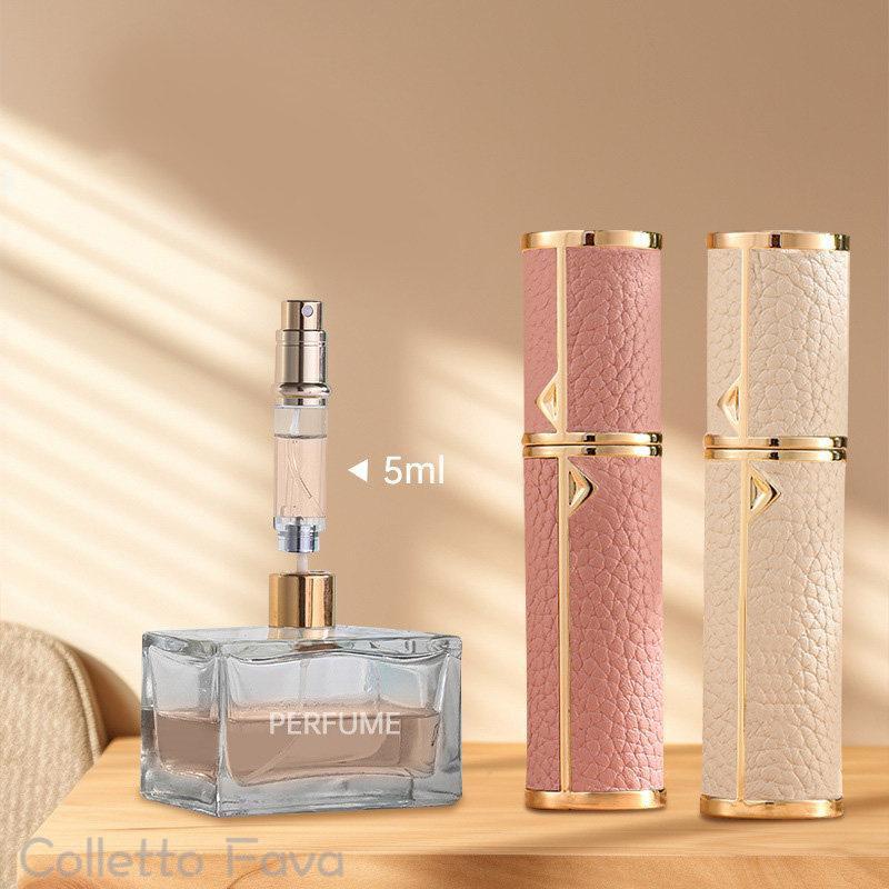 楽天市場】牛革 アトマイザー 香水 持ち運び 詰め替えボトル 5ml 本革