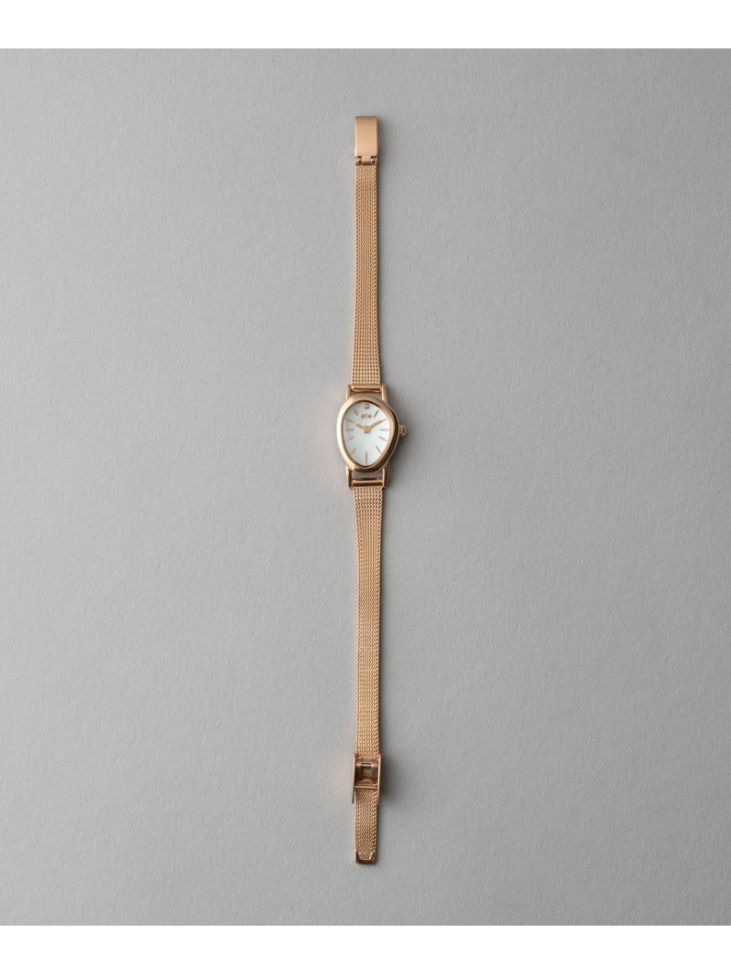 楽天市場】ダイヤモンド ジェムフェイス メッシュベルト ウォッチ ete