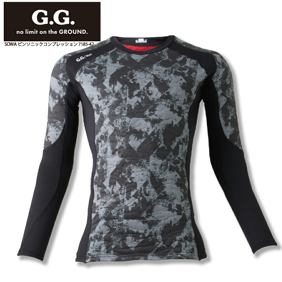 楽天市場】ピンソニックコンプレッション 冬用 桑和 7185-42 メンズ