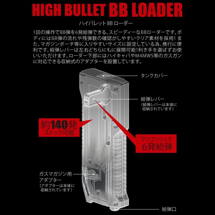 楽天市場】ハイバレット BB ローダー LayLax satellite ライラクス