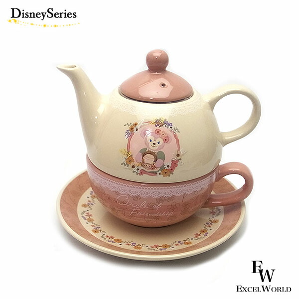 楽天市場】シェリーメイ ティーフォーワン ポット ソーサー ダッフィー