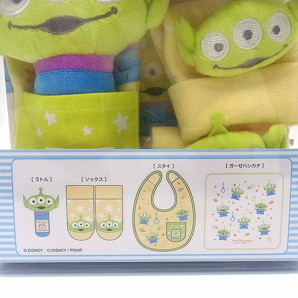 楽天市場】リトルグリーンメン ベビーギフト スタイ ハンカチ ラトル