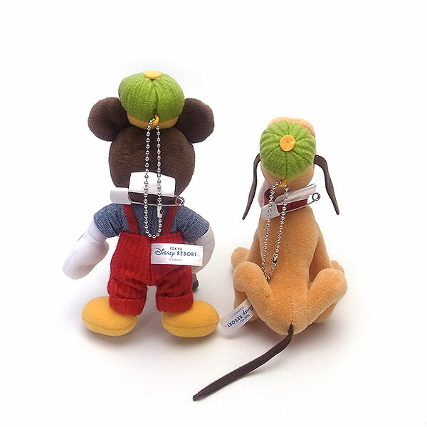 楽天市場】ミッキーとプルート ぬいぐるみバッジ2個セット ぬいバ