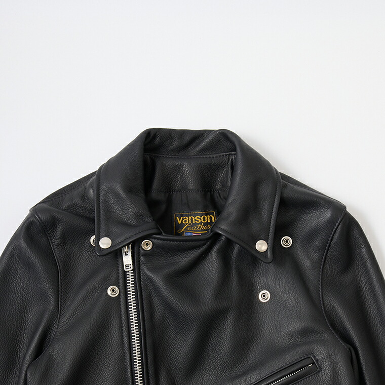 楽天市場】VANSON (バンソン) C2-SLIM FITTED SOFT COW LEATHER