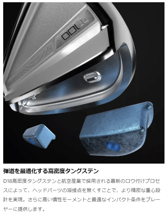 楽天市場】Titleist タイトリスト 日本正規品 T100 アイアン スチール