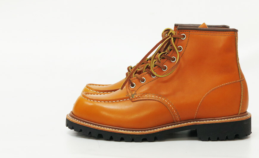 楽天市場】REDWING レッドウィング 6インチ モックトゥ レザー ブーツ