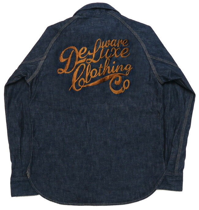 楽天市場】デラックスウェア DELUXEWARE ロゴ刺繍 10.5oz デニム