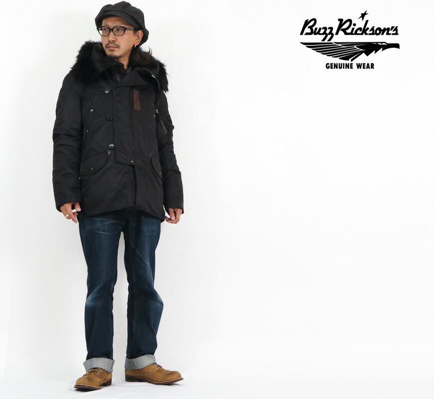 楽天市場】バズリクソンズ Buzz Rickson's WILLIAM GIBSON BLACK N-3B