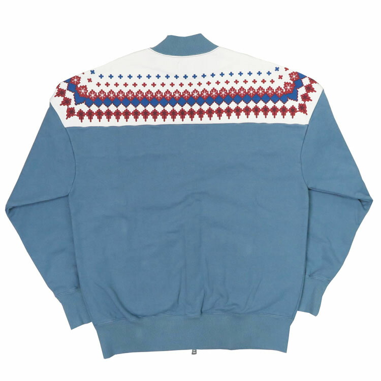 楽天市場】フェローズ Pherrow's 長袖 雪柄 ジップアップ スウェット