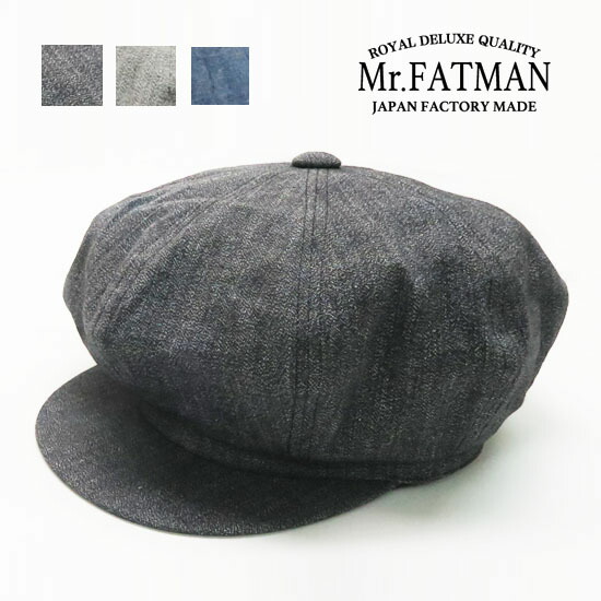 Mr.FATMAN ツィード ジョニーキャスケット GRAY Mr.FATMAN ミスター
