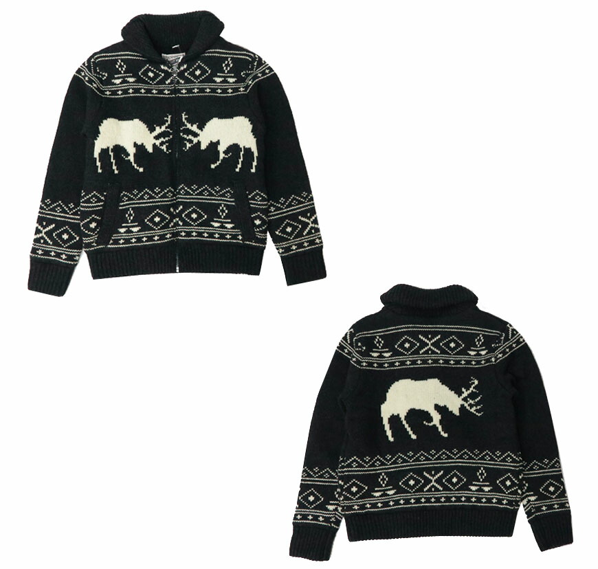 楽天市場】ショット Schott ジップボア カウチン セーター ニット