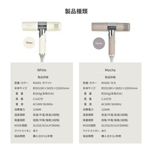 楽天市場】【長期保証付】【正規販売店】キヌージョ KINUJO 絹女 KH201