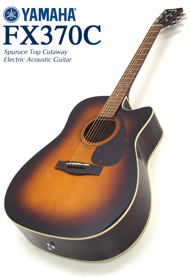 楽天市場】ヤマハ エレアコ YAMAHA FX370 アコースティックギター