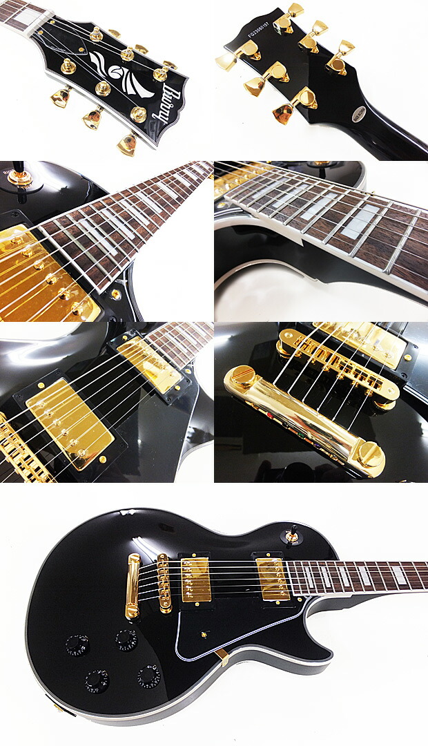 楽天市場】Burny RLC-60 BK FERNANDES レスポール・カスタム タイプ