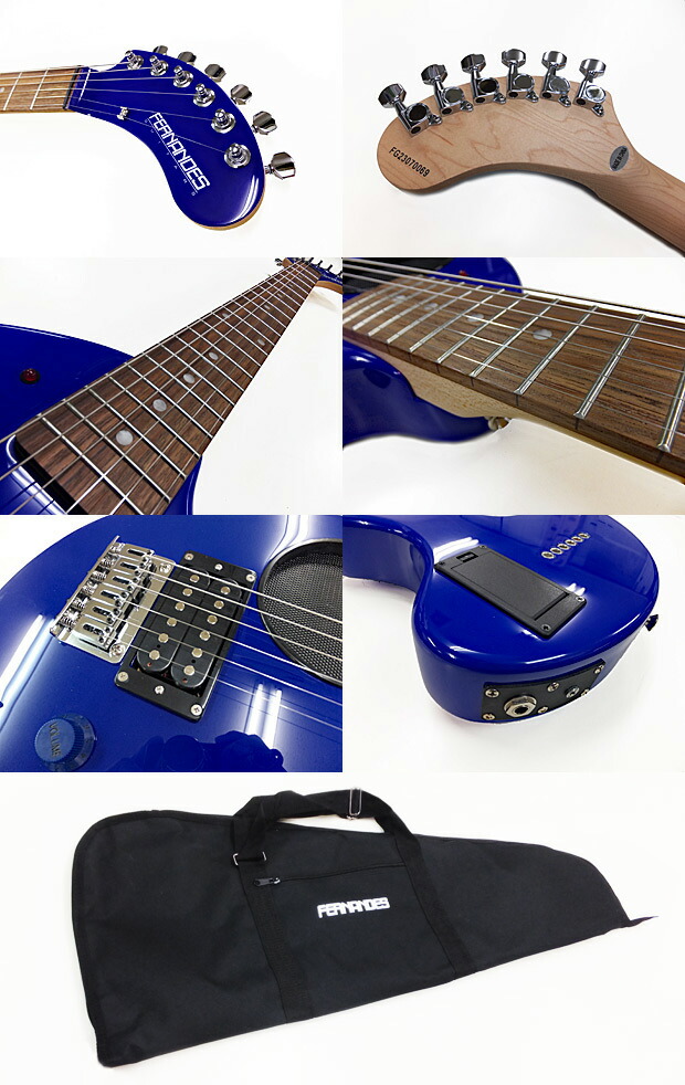楽天市場】FERNANDES ZO-3 BLUE フェルナンデス アンプ内蔵ギター