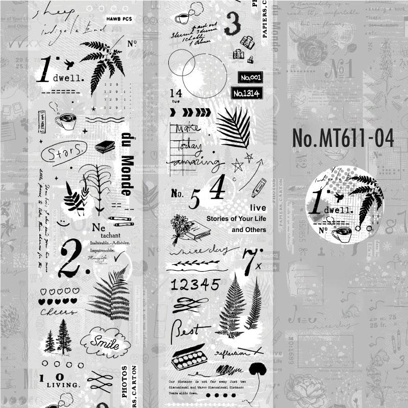 楽天市場】MT611 硫酸紙 おしゃれ デザイン イラスト モノクロ 数字