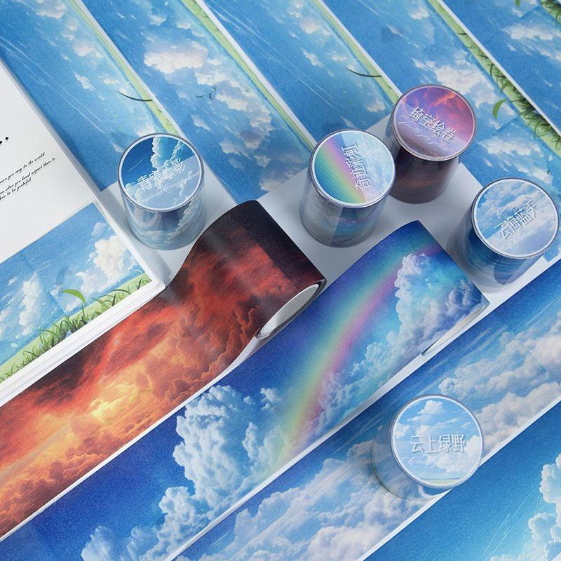 楽天市場】MT697 青空 夕焼け空 草原 風景 虹 雲の上 入道雲 夏空