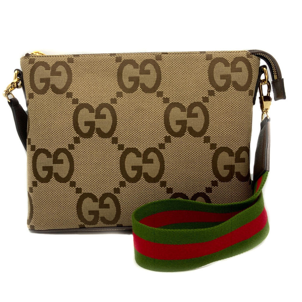 楽天市場】【中古】GUCCI（グッチ）ジャンボGG メッセンジャーバッグ