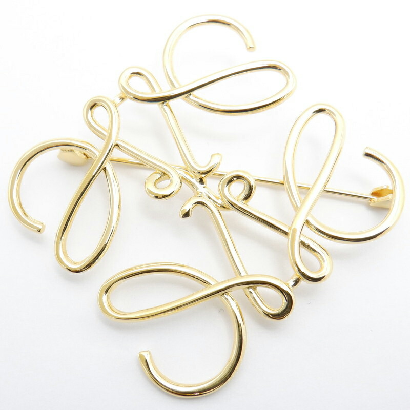 LOEWE ブローチ ゴールド ほぼ未使用品 中古・古着通販】LOEWE (ロエベ