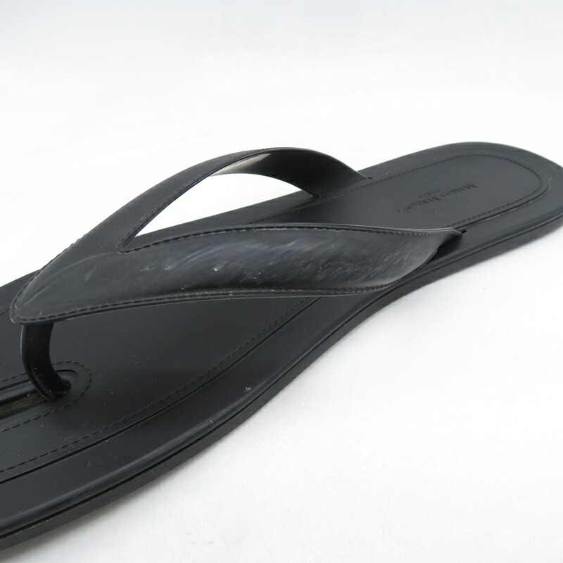 楽天市場】Maison Margiela 23ss TABI トング サンダル BLACK Size-42