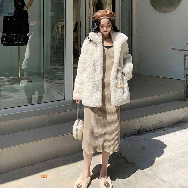 楽天市場】フェイク ファー ダッフルコート ファーコート ショート丈