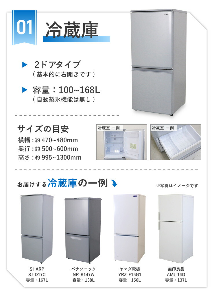 楽天市場】【中古】 家電セット 一人暮らしセット 単身用 3点セット