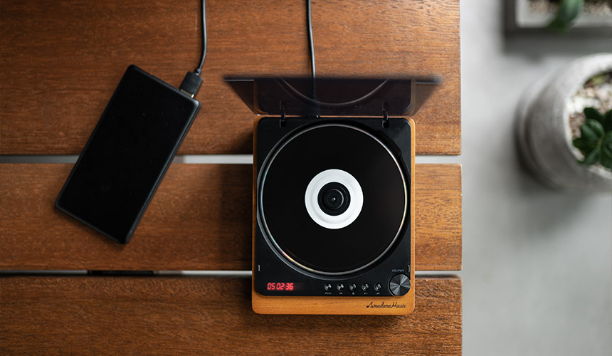 楽天市場】正規品 cdプレーヤー bluetooth コンパクト ポータブル