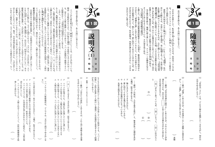 楽天市場】成長する思考力GTシリーズ 国語 3級 私立中学入試 中学発展