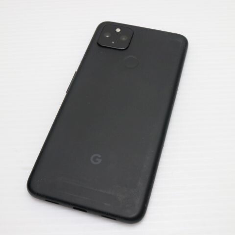 中古】 美品 SIMフリー Google Pixel 4a (5G) ブラック 安心保証 即日