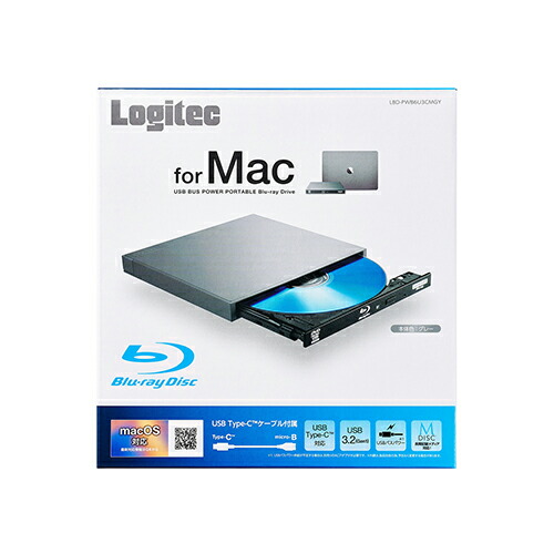 楽天市場】ロジテック Blu-ray ディスクドライブ USB Type-C 対応