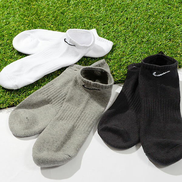 楽天市場】3足セット ソックス NIKE ナイキ 3P エブリデイ クッション