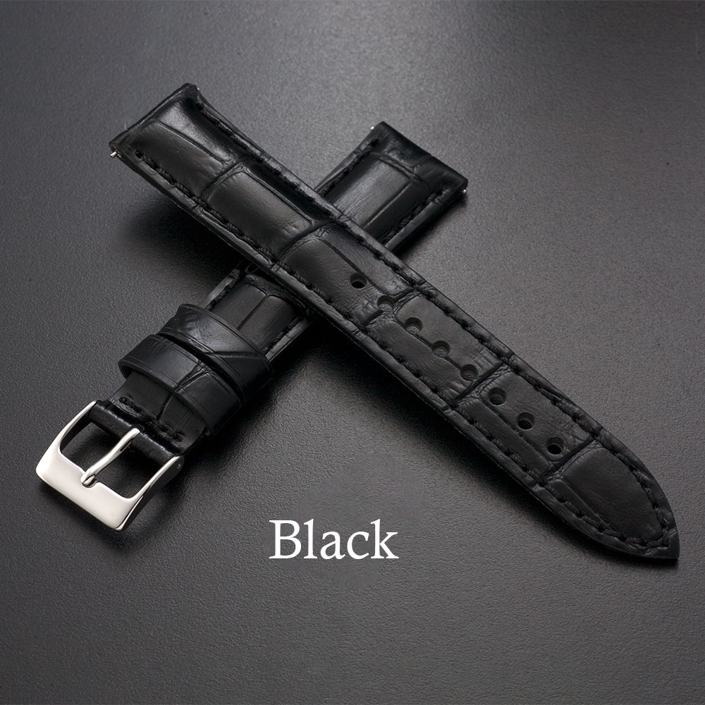 と*と様 ブラック グレー 腕時計用レザーベルト 2個セット と*と様