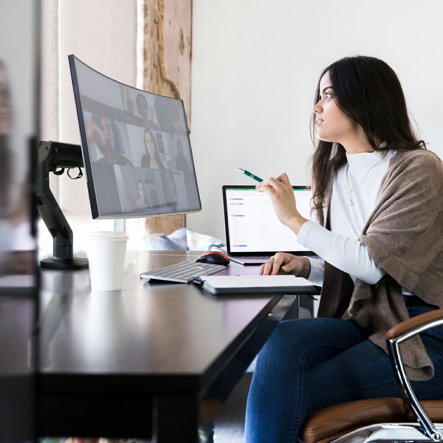 楽天市場】【モニターアーム】エルゴトロン HX デスクモニターアーム