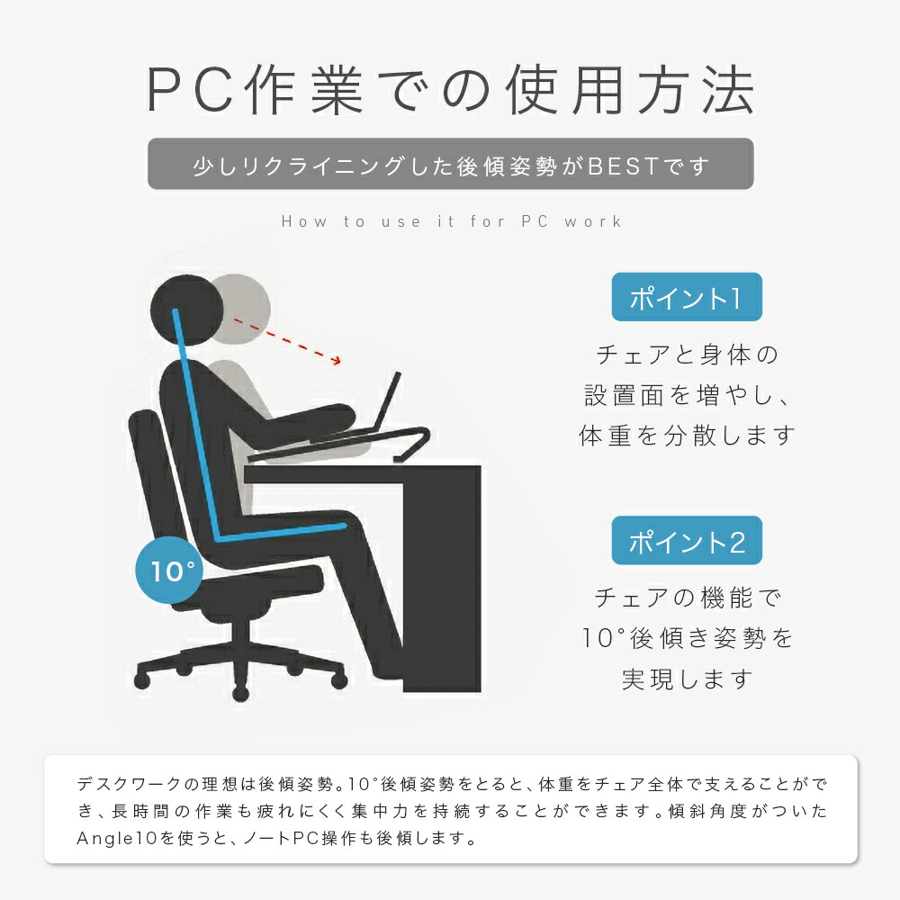 楽天市場】卓上傾斜台 angle10 (アングルテン) ［BORDERLESS］ 専用