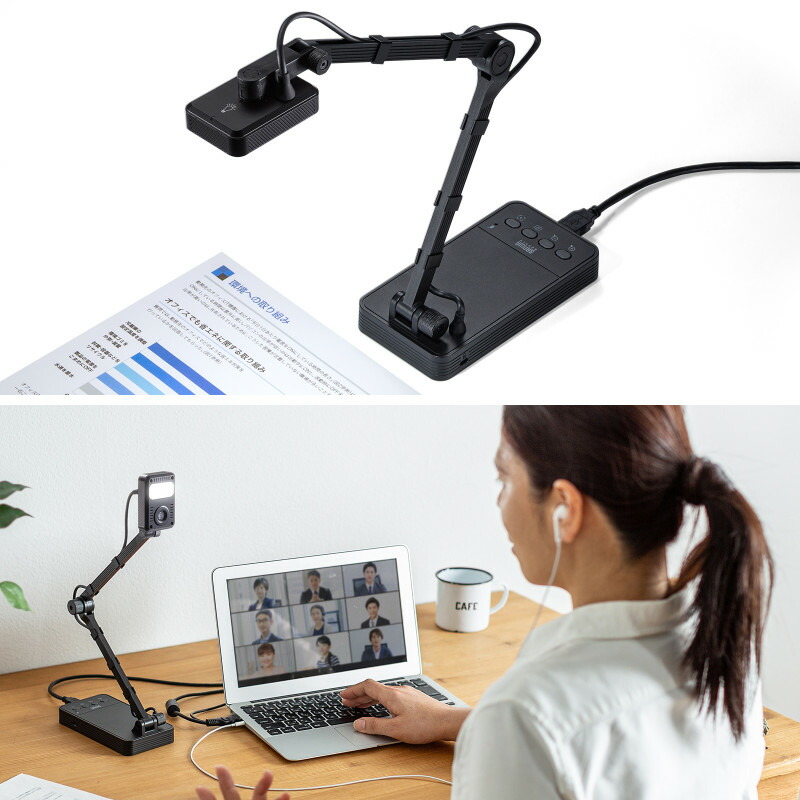 楽天市場】USB書画カメラ HDMI出力機能付き CMS-V58BK サンワサプライ