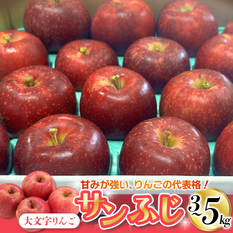楽天市場】【ふるさと納税】人気No.1！りんご サンふじ 3kg 5kg 大文字