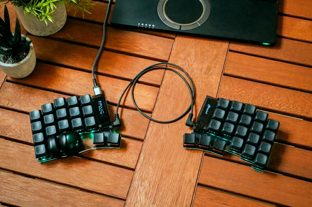 楽天市場】【ふるさと納税】トラックボール付き40%左右分割キーボード