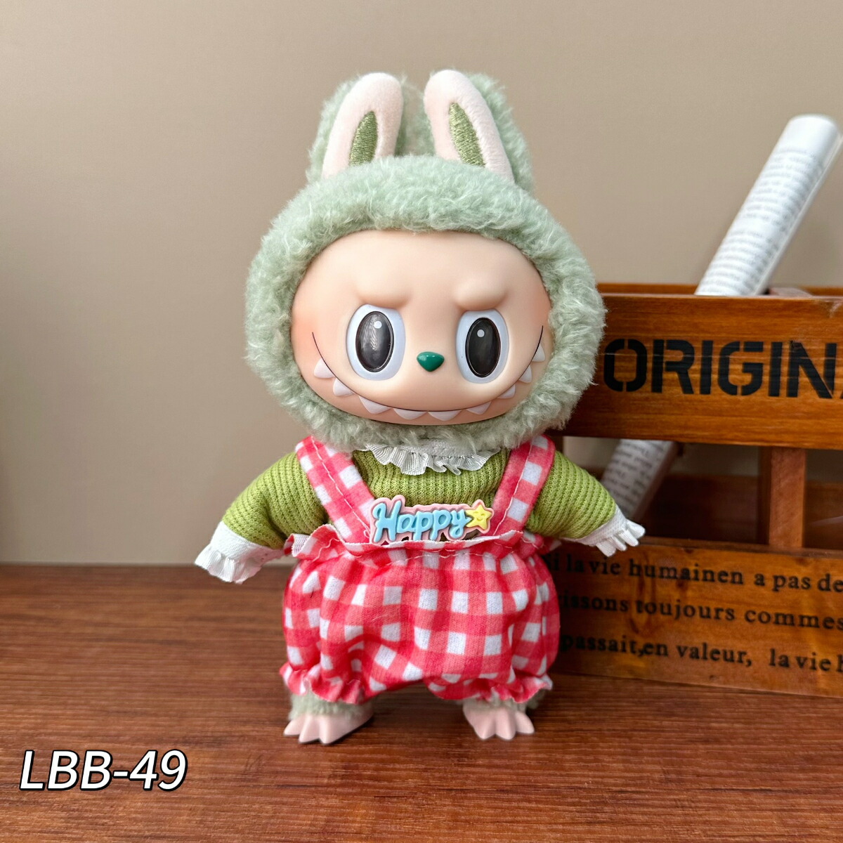 楽天市場】Labubu 着せ替え服 17cm ドール用 洋服 セット ラブブ 1代 2